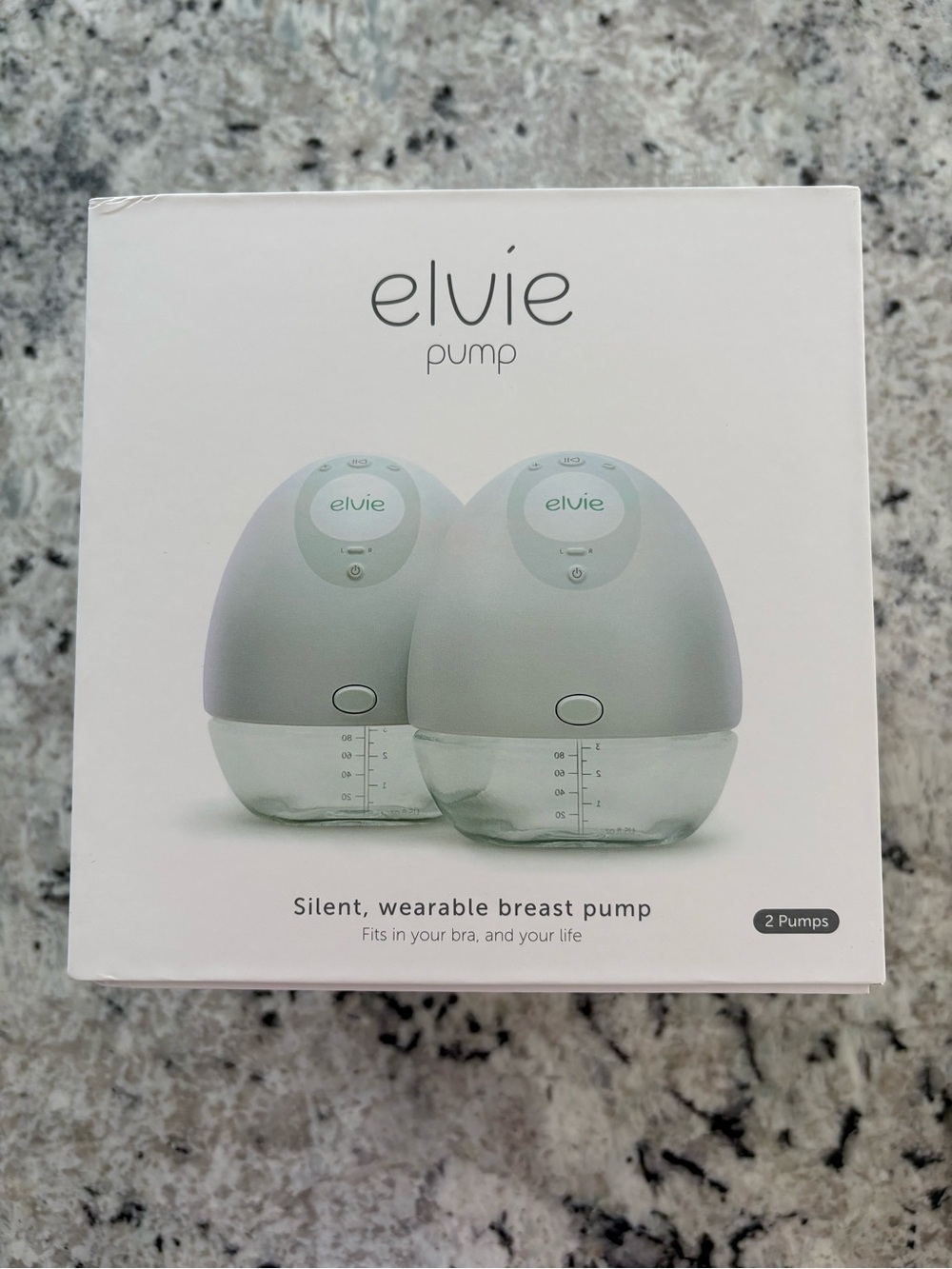 Elvie Pump Silent Wearable Breast Pump - Gray